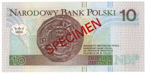 10 zloty 1994 - Série AA 0000000 - MODÈLE / SPÉCIMÈNE - No 1058