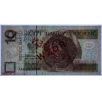 10 złotych 1994 - seria AA 0000000 - WZÓR / SPECIMEN - Nr 1058