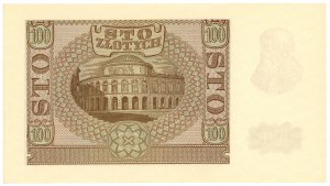 100 złotych 1940 - seria B - fałszerstwo ZWZ