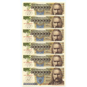 REPLIKA - 5.000.000 złotych 1995 - ser. AO, AP, AR, AS, AT, AN 0000095