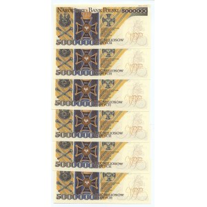 REPLIKA - 5.000.000 złotych 1995 - ser. AO, AP, AR, AS, AT, AN 0000095