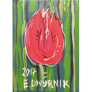Edward Dwurnik, Tulipan, 2017