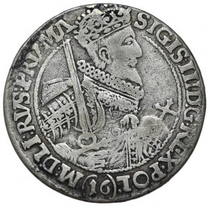 Sigismond III Vasa, ort 1621, Bydgoszcz, PRV : MA.(16) sous le buste