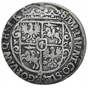 Sigismond III Vasa, ort 1621, Bydgoszcz, PRV : MA.(16) sous le buste