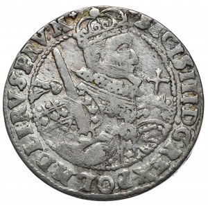Zikmund III Vasa, ort 1623, Bydgoszcz, PRV:M+, hvězdy jako interpunkční znaménko na rubové straně