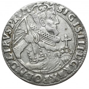 Sigismondo III Vasa, ort 1624, Bydgoszcz, PRVM+, stemma Sas aperto