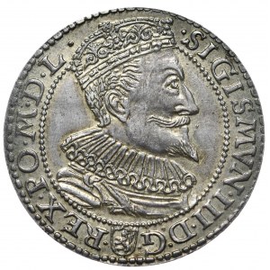 Sigismond III Vasa, six pence 1596, Malbork