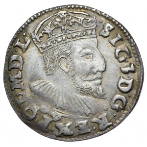 Sigismondo III Vasa, Trojak 1595, Lublino, raro