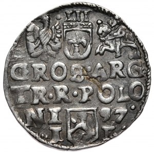 Sigismond III Vasa, Trojak 1597, Lublin - Rare