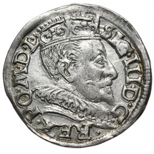 Sigismund III Vasa, trojak 1593, Vilnius, date at bottom