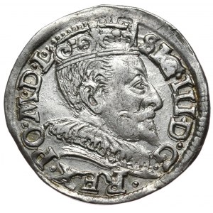 Zygmunt III Waza, trojak 1593, Wilno, data na dole