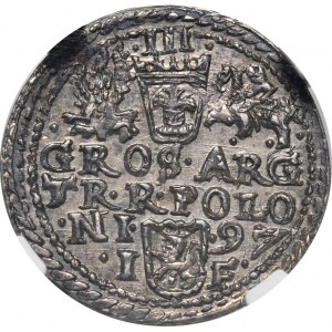 Sigismond III Vasa, trojak 1597, Olkusz