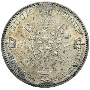 Germania, Prussia, tallero dell'incoronazione 1861, Berlino