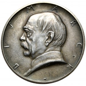 Niemcy, Republika Weimarska, Medal na 60-lecie II Rzeszy Niemieckiej, 1931, srebro