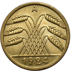 Niemcy, Republika Weimarska, 50 fenigów 1924 A, Berlin