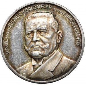 Niemcy, Republika Weimarska, Medal z okazji wyboru Hindenburga na prezydenta Rzeszy