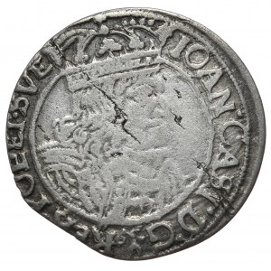 Jan II Kazimierz, Szóstak 1661 GBA, Lwów na rewersie RE POL - rzadkość