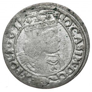 Jan II Kazimierz, Szóstak, 1661 GBA, Lwów, dwie daty