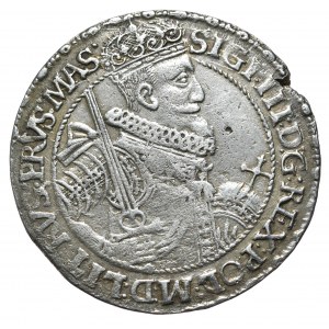 Zygmunt III Waza, ort 1621, Bydgoszcz, SIGI, bez ozdobników na rewersie
