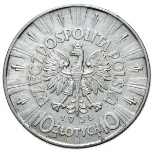 Second Republic, 10 zloty 1938 Pilsudski