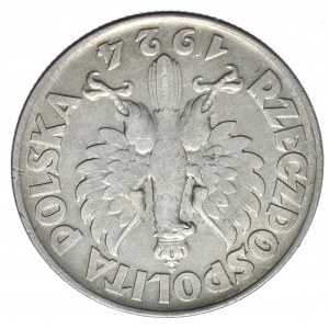 Second Republic, 2 zloty 1924, Woman and ears, Philadelphia, reverse side