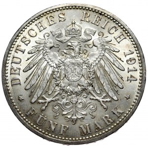 Germany, Prussia, 5 marks 1914 A, Berlin