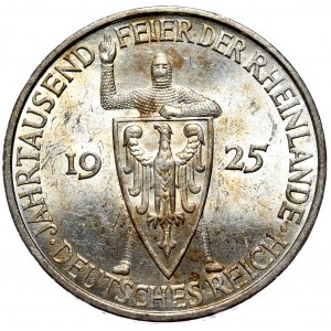 Germania, Repubblica di Weimar, 5 marchi 1925 F, Stoccarda