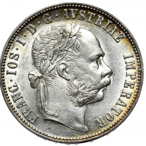 Austro-Węgry, Franciszek Józef, 1 floren 1881, Wiedeń