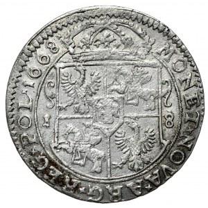 Jan II Kazimierz, ort 1668, Bydgoszcz