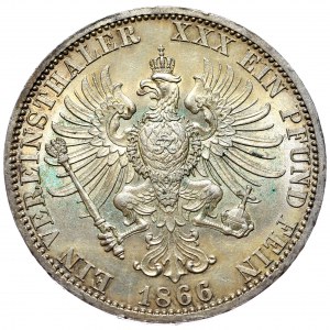 Niemcy, Prusy, talar 1866 A, Berlin