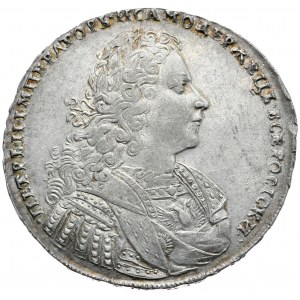 Russia, Peter II, ruble 1728, Moscow