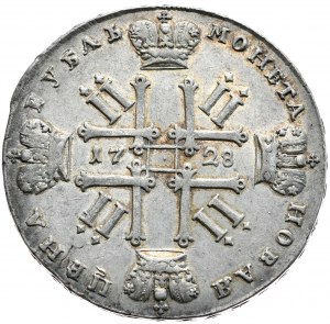 Rosja, Piotr II, rubel 1728, Moskwa