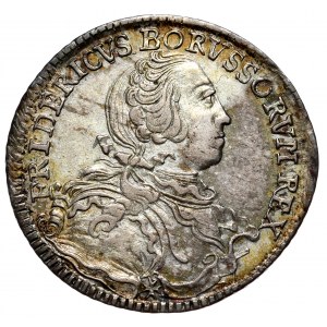Prusy, Fryderyk II, 1/4 talara 1751 B, Wrocław