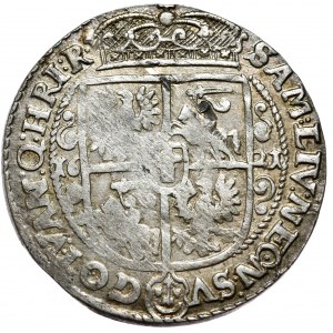 Zygmunt III Waza, ort 1621, Bydgoszcz, PRVS:M, małe krzyżyki i kropki