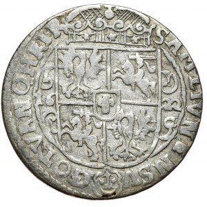 Zygmunt III Waza, ort 1622, Bydgoszcz, PRVS.M+, gwiazdki u podstawy korony na rewersie