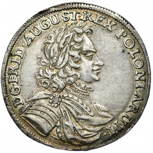 August II Silný, 2/3 toliarov (guldenov) 1704 ILH, Drážďany, z 28. aukcie WCN
