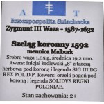 Zygmunt III Waza, Szeląg 1592, Malbork