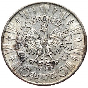 Zweite Polnische Republik, 5 Zloty 1935 Piłsudski