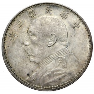 Čína, republika, 1 dolár (jüan) 1914