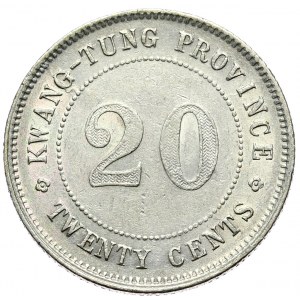 Chiny, Kwang-Tung, 20 centów bez daty (1919)