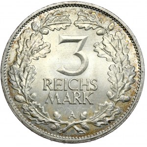 Niemcy, Republika Weimarska, 3 marki 1925 A, Berlin