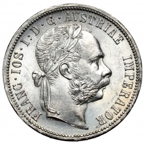Austro-Węgry, Franciszek Józef, 1 floren 1878, Wiedeń