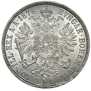Austro-Węgry, Franciszek Józef, 1 floren 1879, Wiedeń