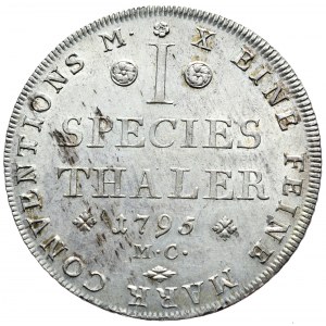 Niemcy, Brunszwik-Wolfenbuttel, Karol Wilhelm Ferdynand, talar 1795