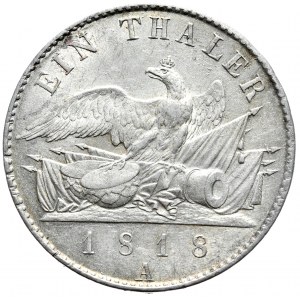 Niemcy, Prusy, Fryderyk Wilhelm III, talar 1818 A, Berlin