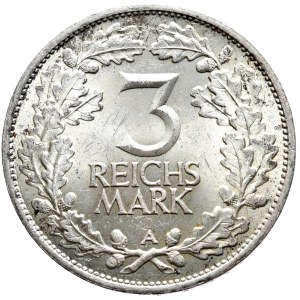 Niemcy, Republika Weimarska, 3 marki 1925 A, Berlin