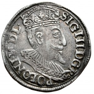 Zygmunt III Waza, trojak 1595, Olkusz, D G R - POLONI