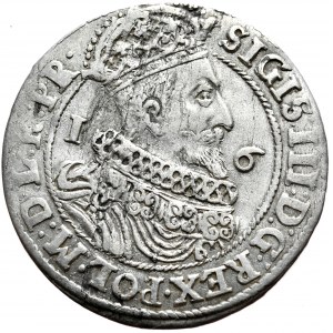 Zygmunt III Waza, ort 1626, Gdańsk, szeroki łańcuch
