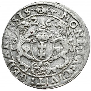 Zygmunt III Waza, ort 1626, Gdańsk, szeroki łańcuch
