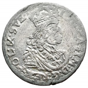 Jan II Kazimierz, szóstak 1662 TT, Bydgoszcz bez obwódek na awersie i rewersie